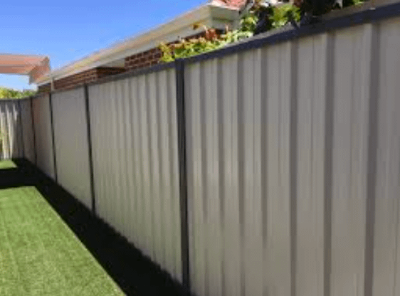 a colorbond fencing project completed in ipswich